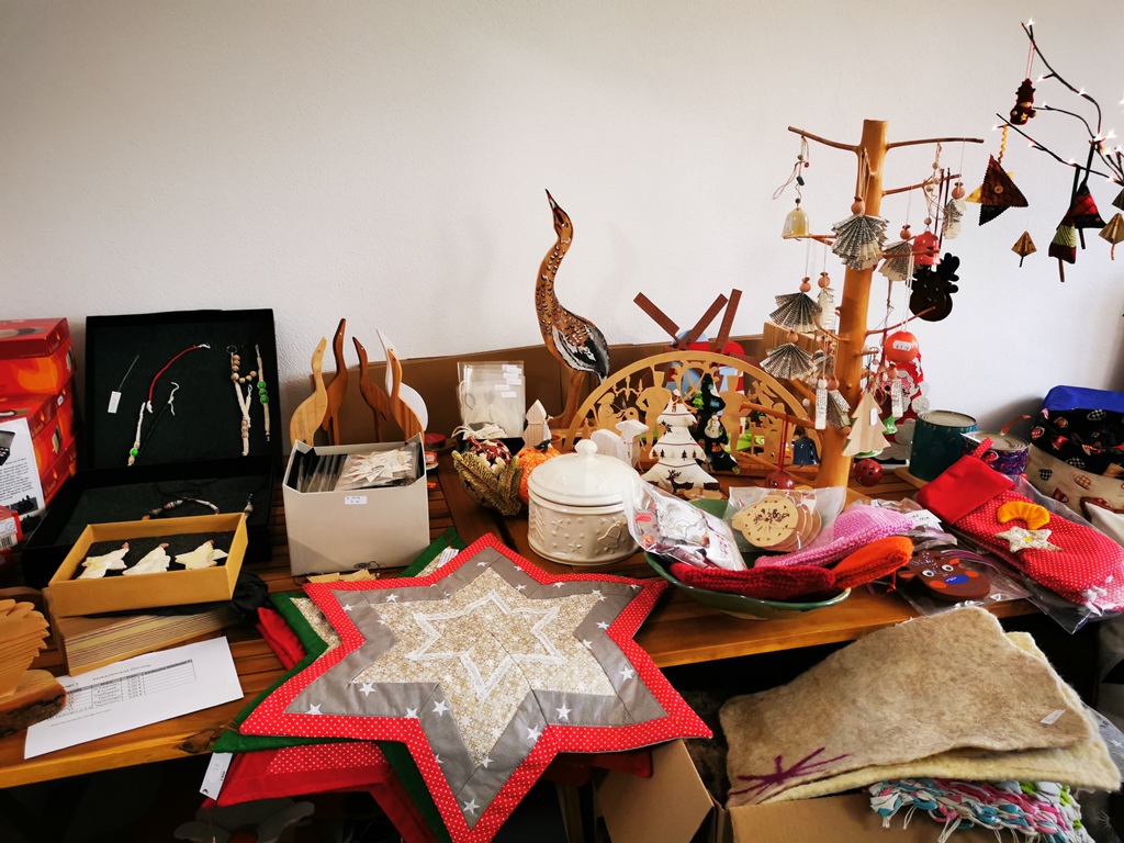 Weihnachtsmarkt an der Ostseemühle  mit Kunsthandwerkern